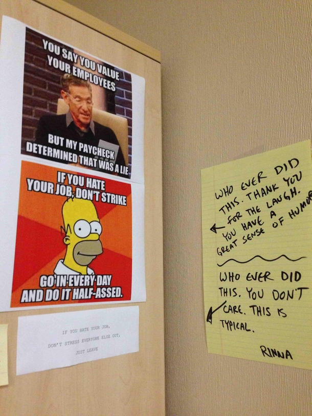 War of words at work