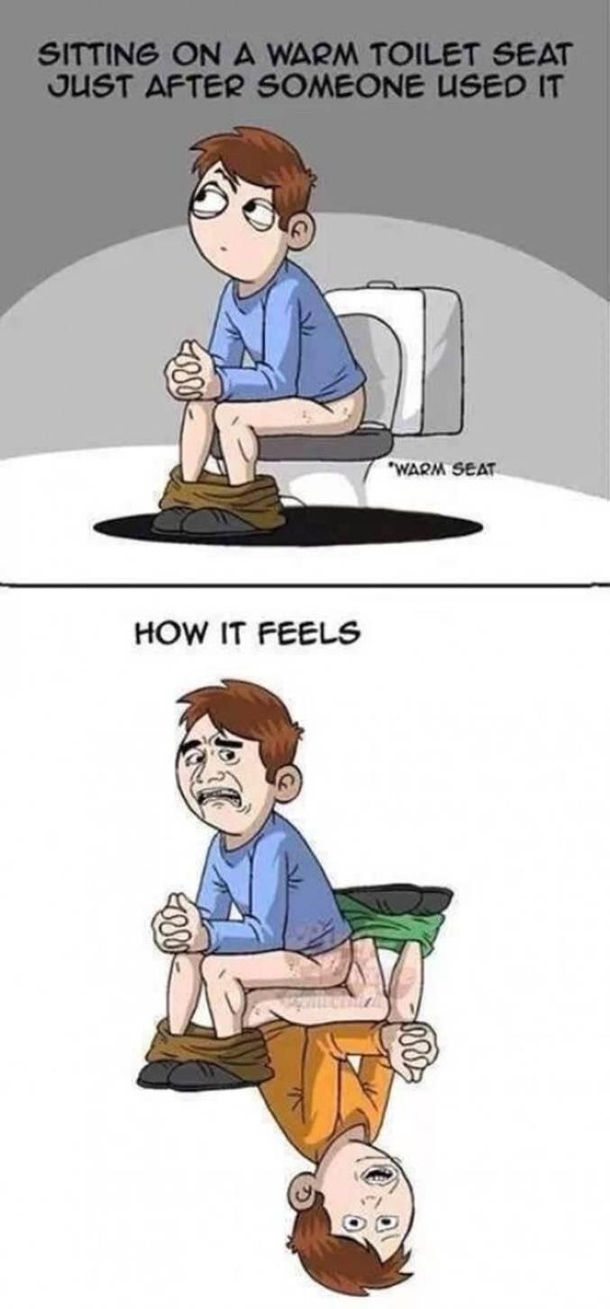 Warm toilet seat