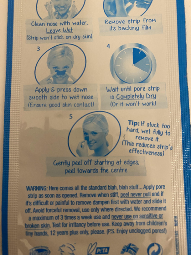 Warning blah blah