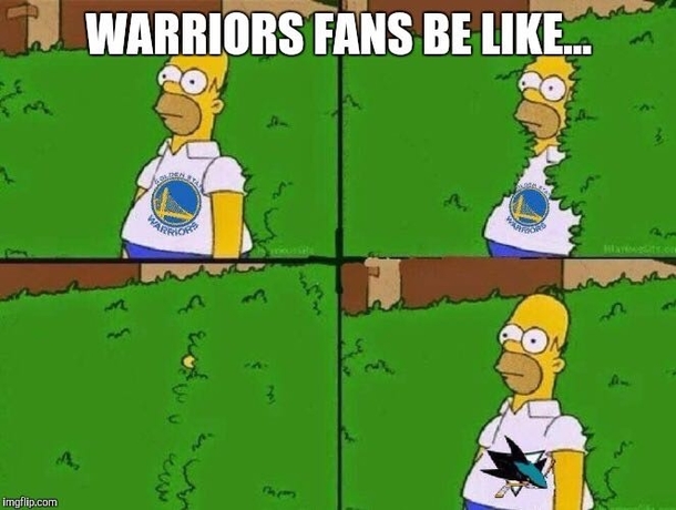 Warriors fans be like