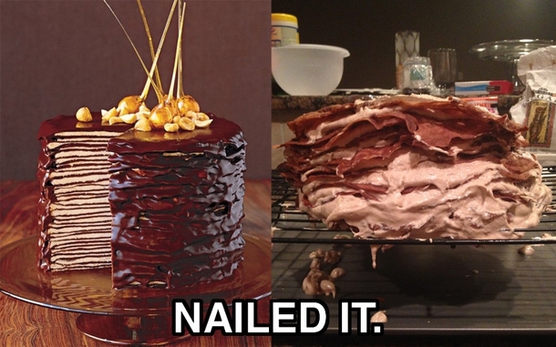 Was appointed to make a crepe cake for an office birthday The result a load of crepes 