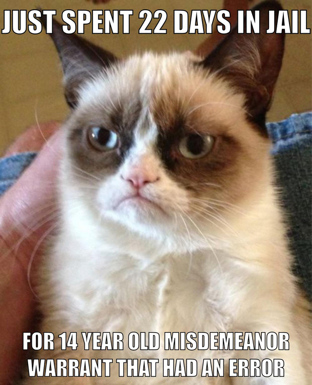 Was arrested and extradited to a county  hours away from my home due to a clerical error made in 