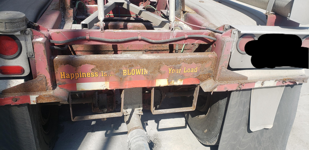 Was blowing in a tanker trailer at work and noticed this