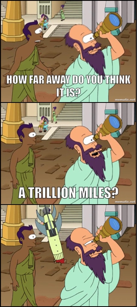 Was born with a defect that makes me have zero depth perception Futurama always hits close to home