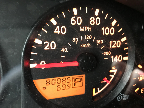 Was bummed I had to work on a Sunday until I realized I finally hit an important milestone on my way to work