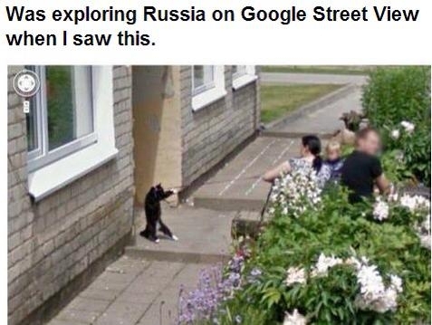 Was exploring Russia on Google Street View when I saw this