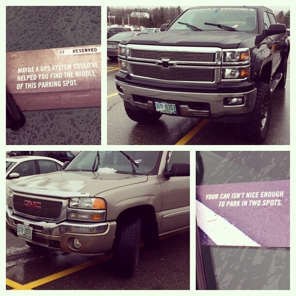 Was finally able to use some of those parking tickets