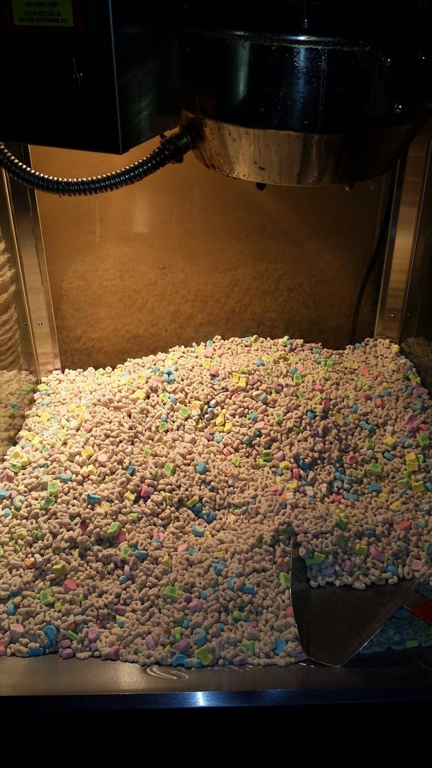 Was in for a bit of a surprise today when I went to get some popcorn from the machine in the pub