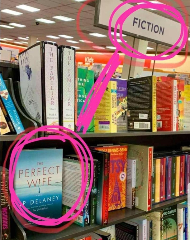 Was looking for a nice book in the fiction section