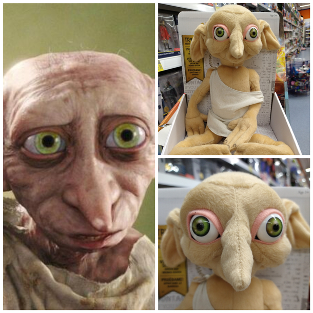 Was looking for a toy for my daughter for Christmas came across this supposedly Dobby plush toy lol