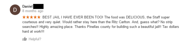 Was looking up local reviews of sheriffs office on Google when I came across this
