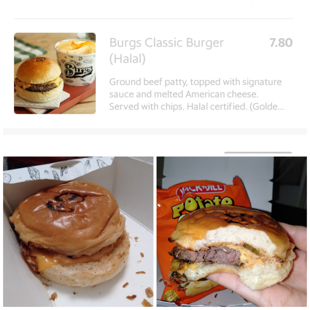 Was not expecting an overcooked patty that fits only half the bun