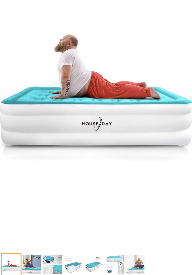 Was searching for an air mattress online and found this big guy Model inclusiveness has come a long way Sweatpants and all