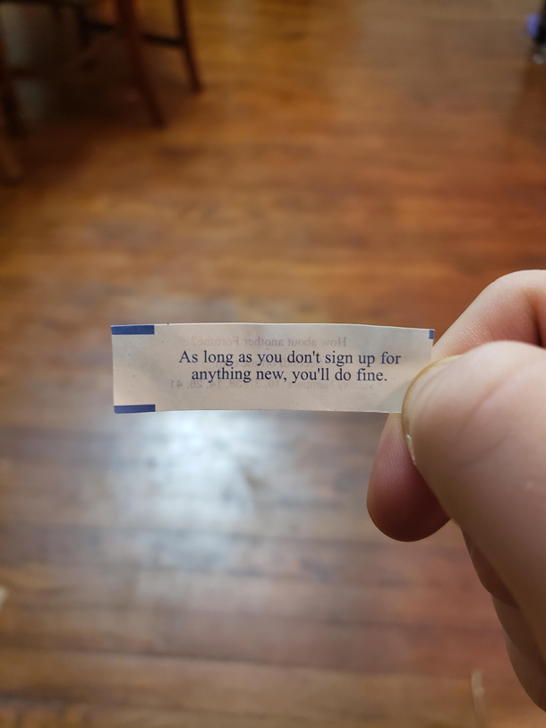 Was that a threat Mr Cookie