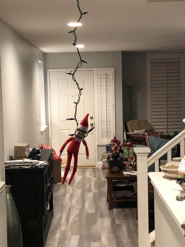 Was told to set up the elf for younger sibling