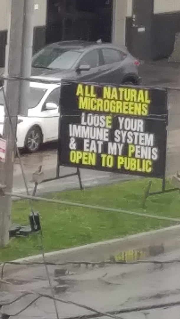 Was up for almost a day until someone from the shop noticed