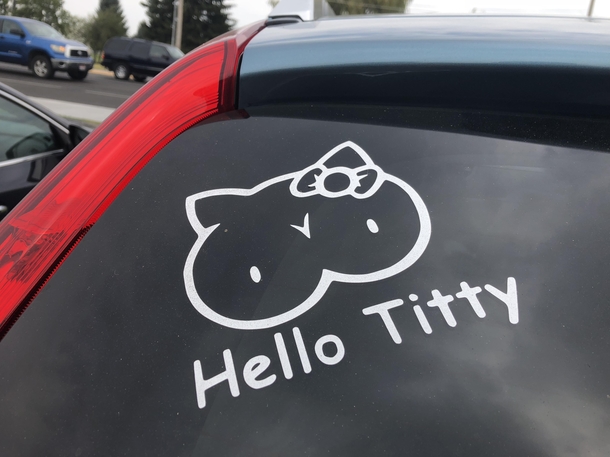 Was walking out of lunch today and did a double take