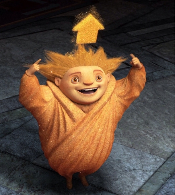 Was watching Rise Of The Guardians with my kids when I noticed Sandy is one of us