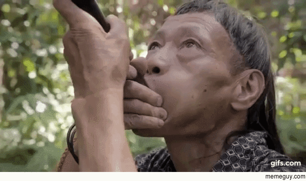 Was watching this guy from Borneo making poison and just had to make a gif from it please do something fun with it