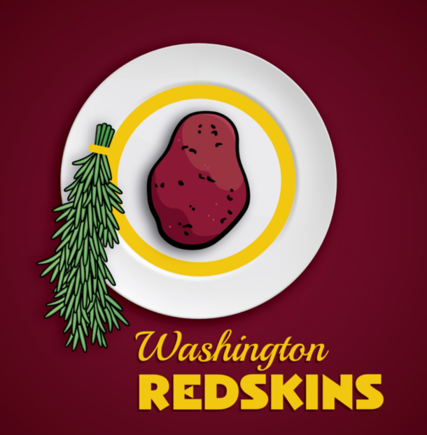 Washington Redskins - keep name change logo to potato