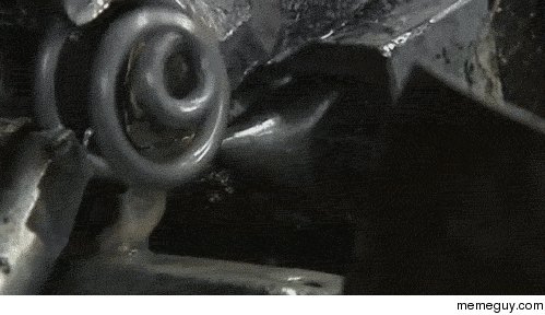 Watching how a spring is made is quite mesmerizing