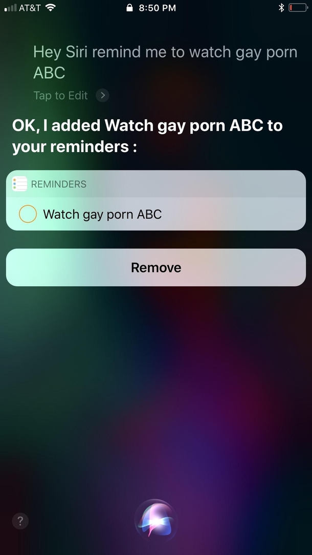 Watching NBA finals when an Apple commercial came on tv asking Siri to remind to watch game  of the finals So I asked Siri to remind me to watch game  on ABC