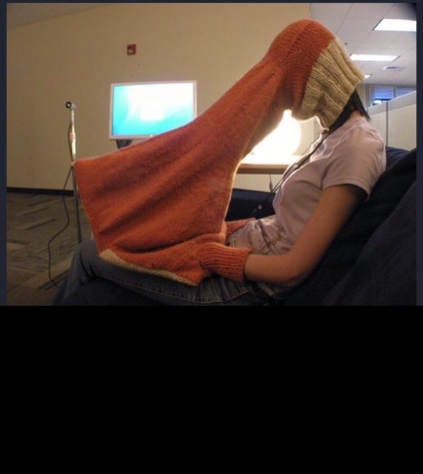 Watching porn in public like