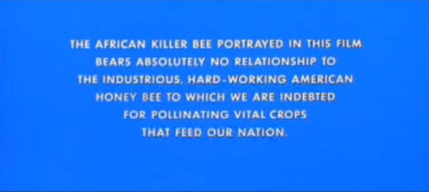 Watching The Swarm Irwin Allens  disaster film This is honestly the best part