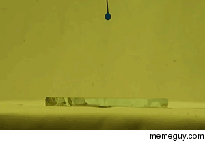 Water Droplet on Hydrophobic Surface