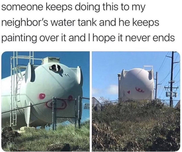 Water tank pig