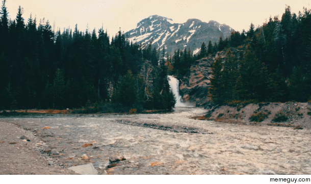 Waterfall in Montana
