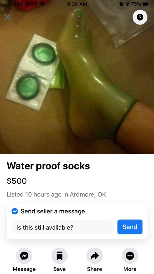Waterproof socks
