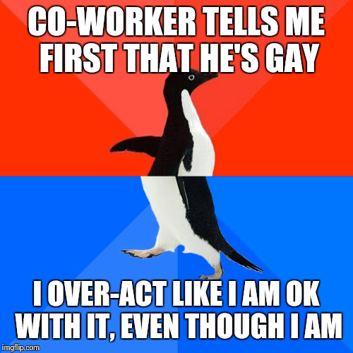 Way to make it awkward at work