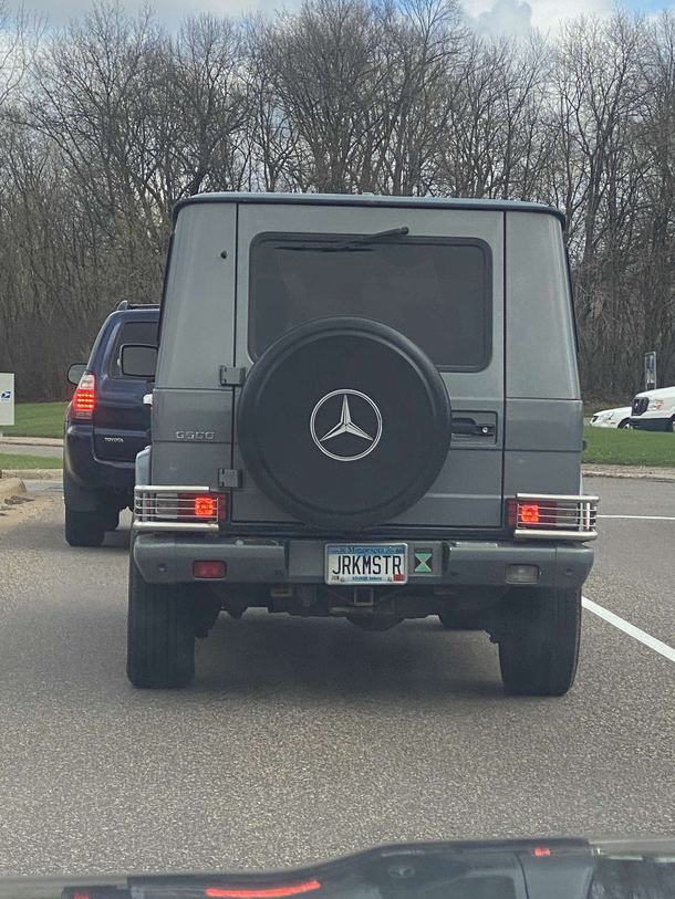 WCGW if you advertise your Caribbean culinary skills on your license plate