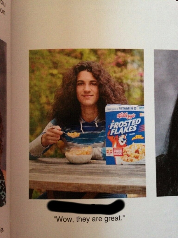 We all knew that one person in high school This is my friends year book photo