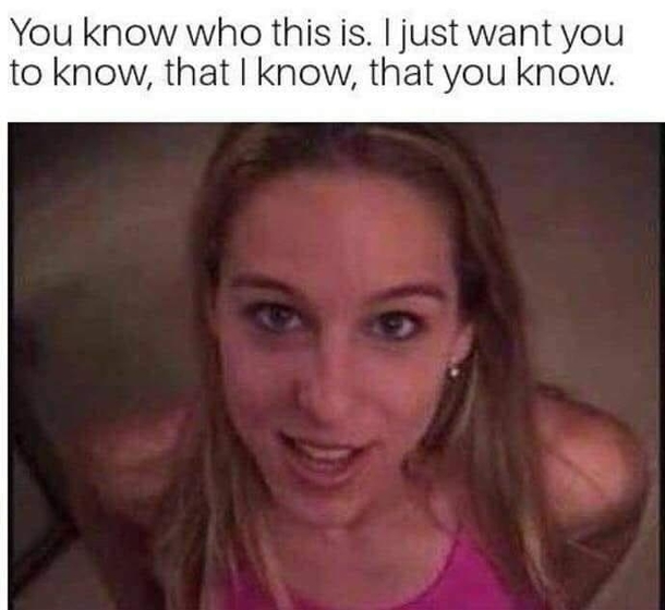 We all know