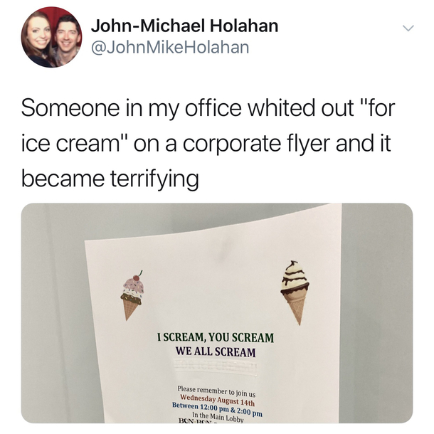We all scream