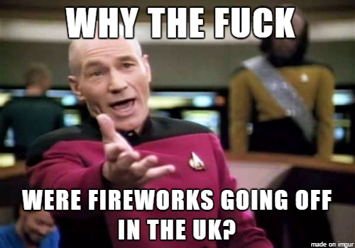 We already have a holiday for fireworks