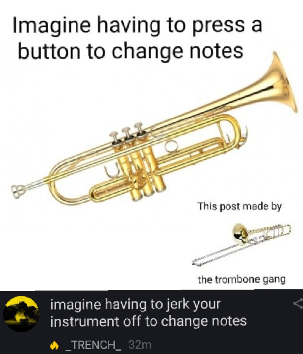 We can all agree that woodwinds are inferior to brass
