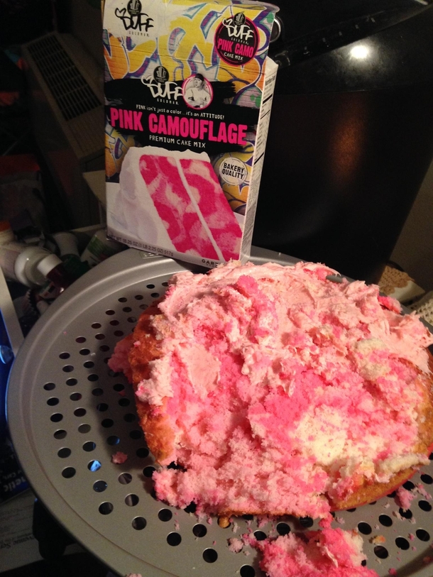 We forgot to grease the pan