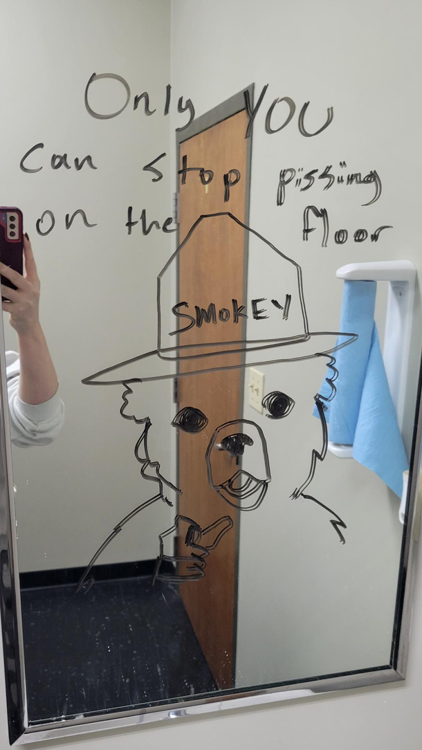 We have a Piss Bandit at work