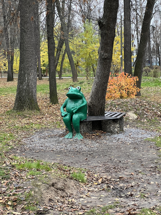 We have this really stupid sculpture at my local park