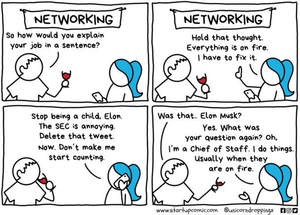 We love networking