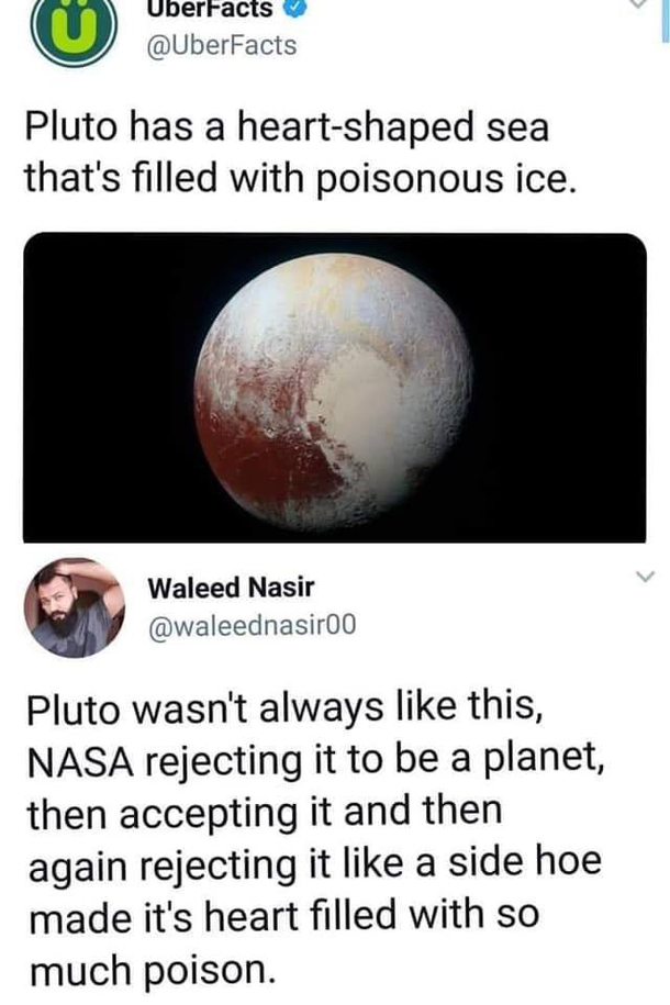 We love you Pluto