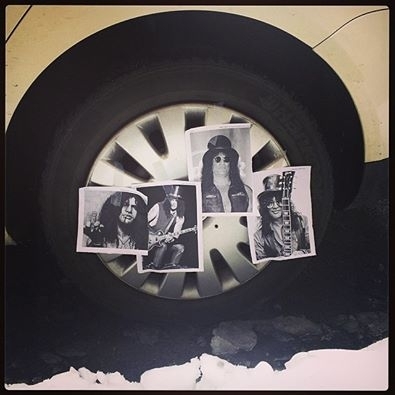 We slashed our friends tires on April Fools Day