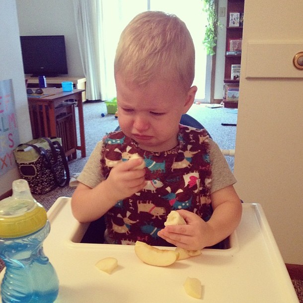 We told him the banana couldnt be put back together