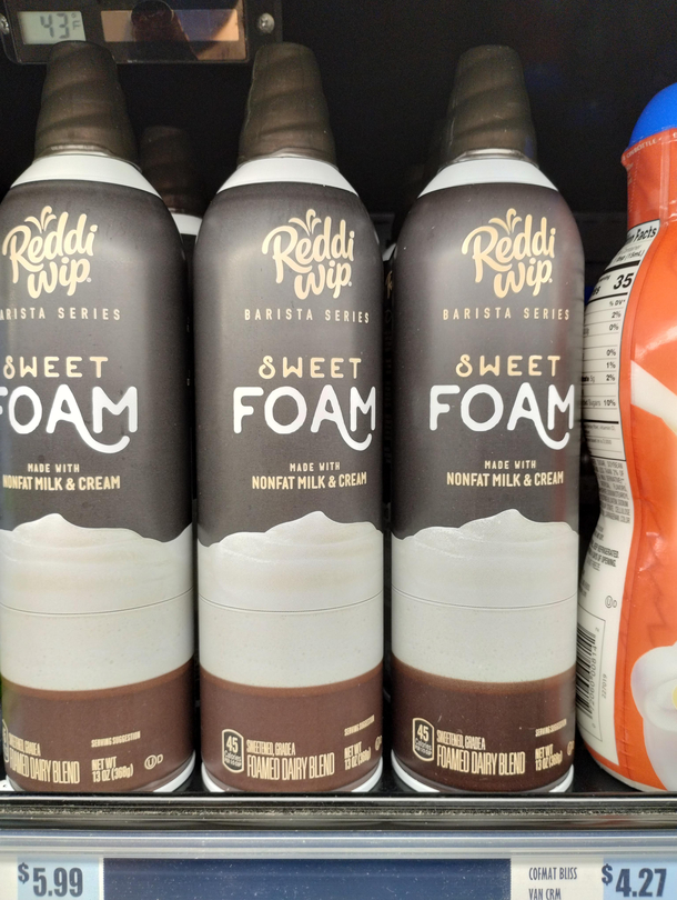 We took the cream out of the milk then added it back for your convenience