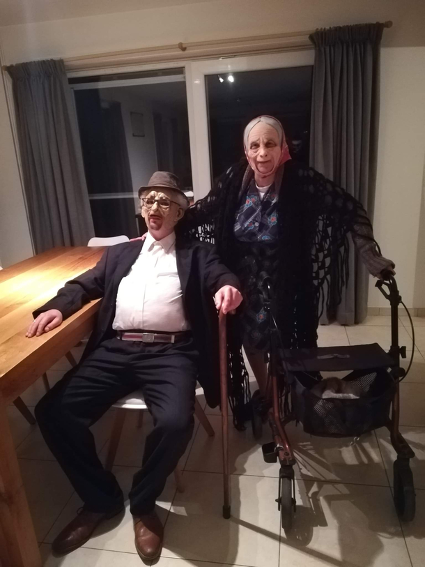 We went like two old people as we sometimes feel D