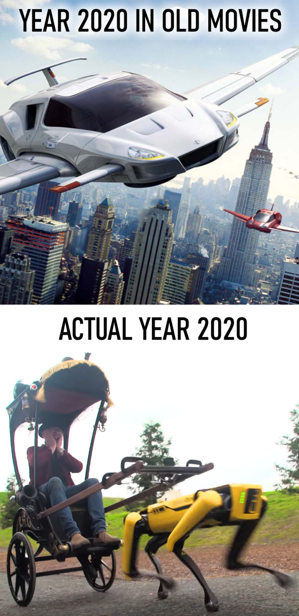 We were lied to The future is so much better