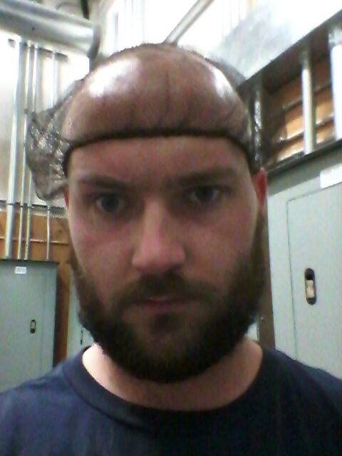 Wear a hair net they tell me dont worry about the beard
